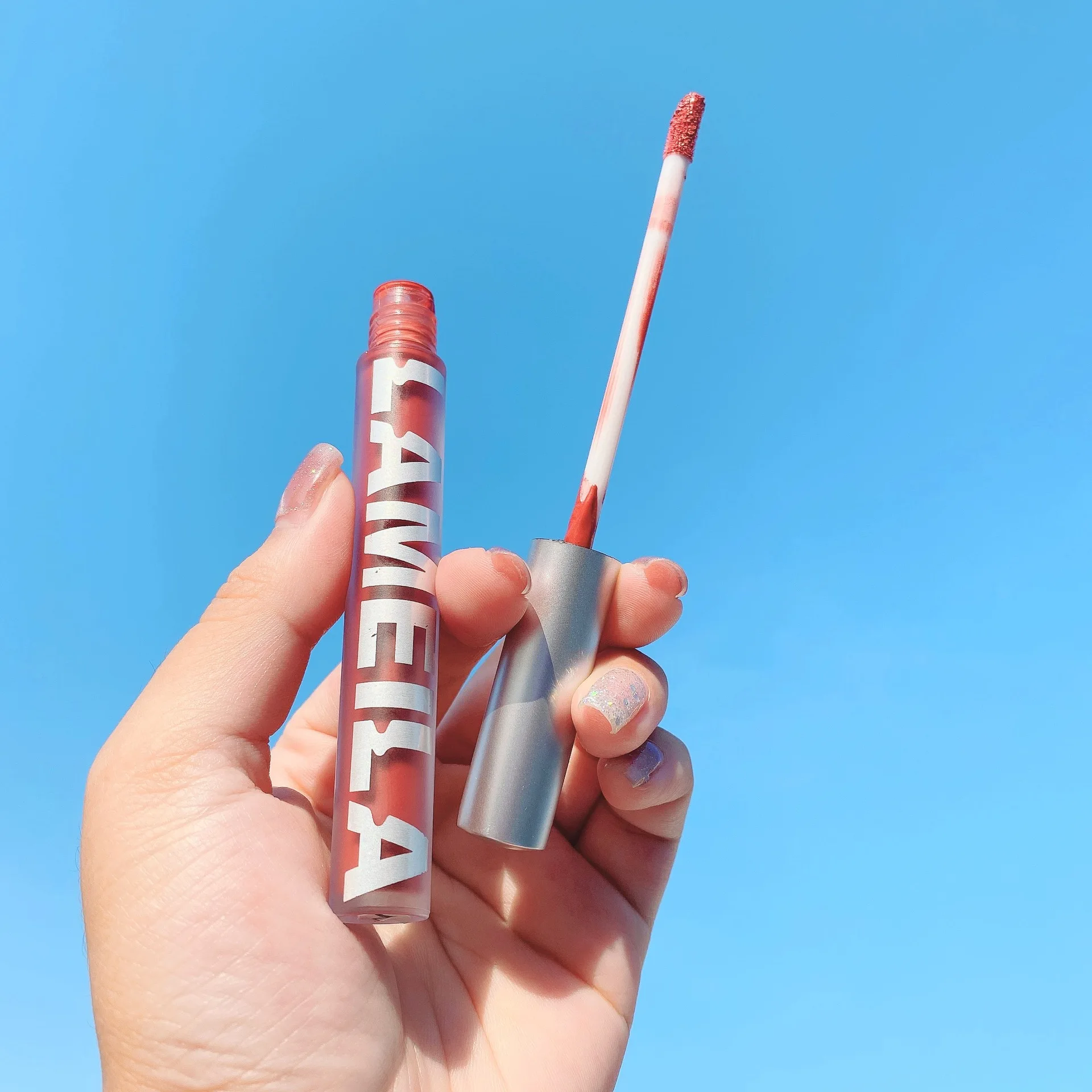 1 шт. бархатный Матовый жидкий Блестящий Блеск для губ | Красота и здоровье