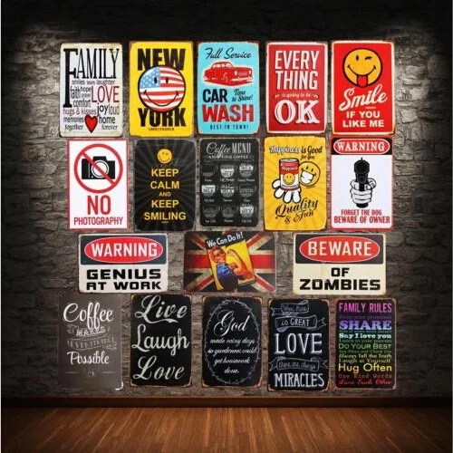 Женский металлический постер без рубашки бесплатный напиток жестяной знак