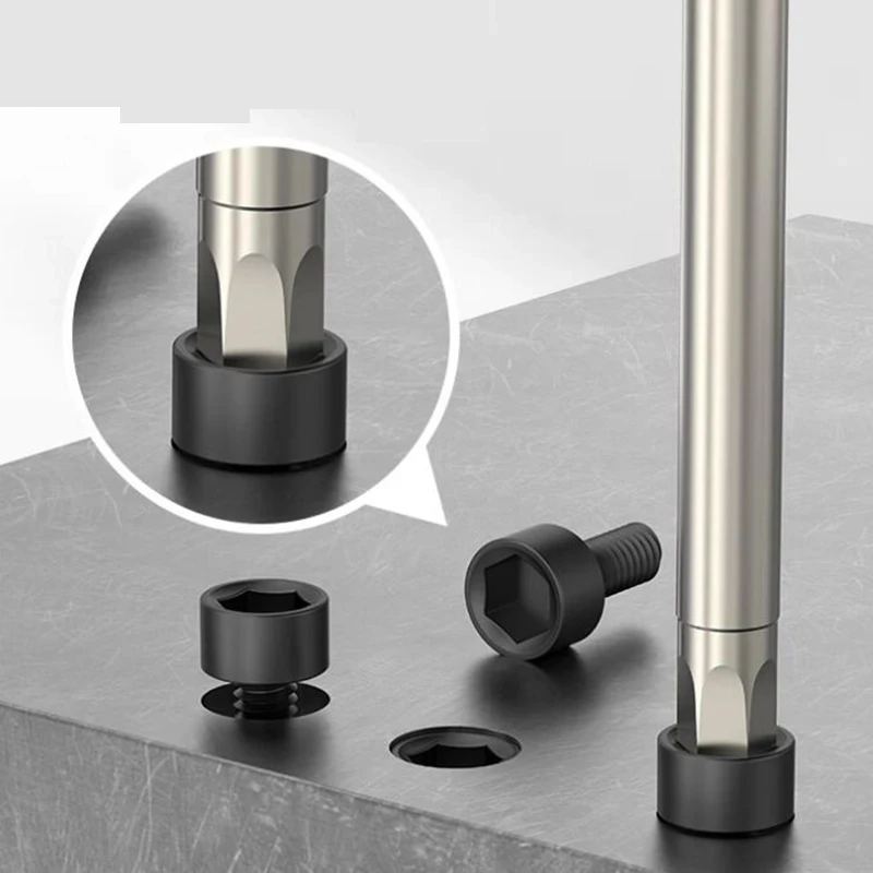 Шестигранная насадка 100 мм Длина Метрическая внутренняя S2 Стальная ударная