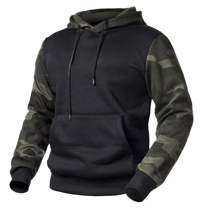 Army Green Men Military Camouflage Hoodies Autumn Winter Hooded Sweatshirts Male Camo Hoody Hip Hop Streetwear Brand Top 4XL
