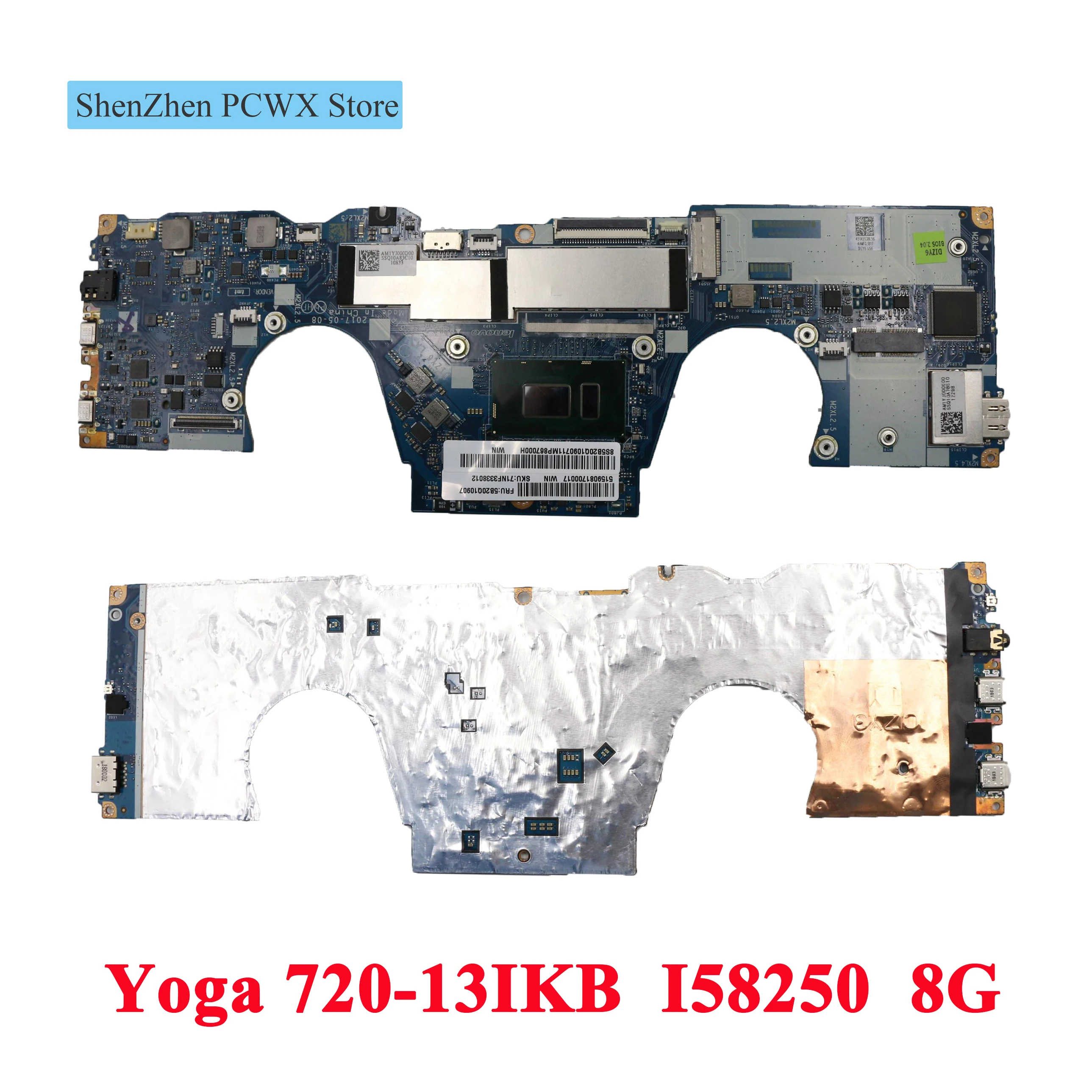 Системные платы WIN I58250 UMA 8G для ноутбука Yoga 720 13IKB 81C3 интегрированная материнская