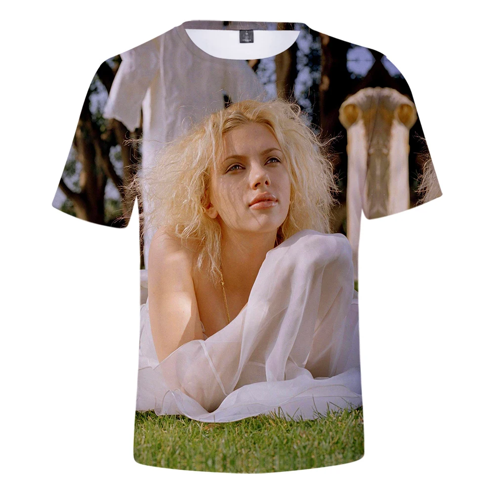 Пресловутая футболка Scarlett Johansson Small 2Pac Tupac 3d краситель Женская и Мужская модная