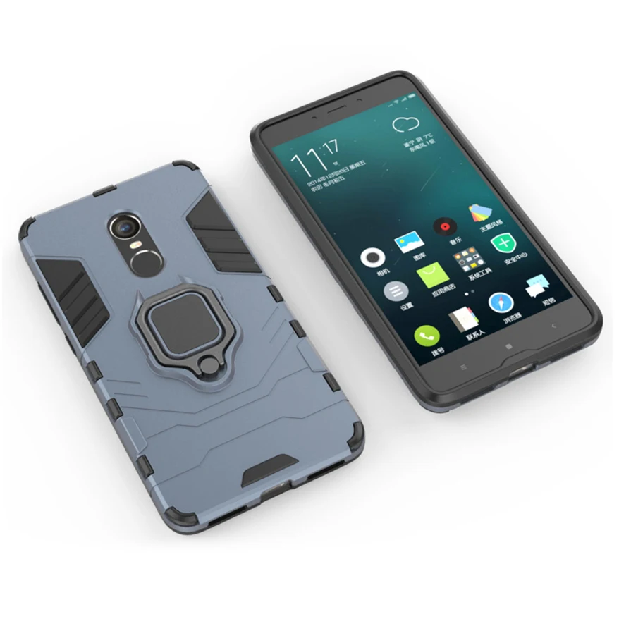 Мобильный телефон с кольцом для корпуса: XiaoMi RadMi Note5 Note6 Note7 5plus 6 7A K20 pro Lite магнитный