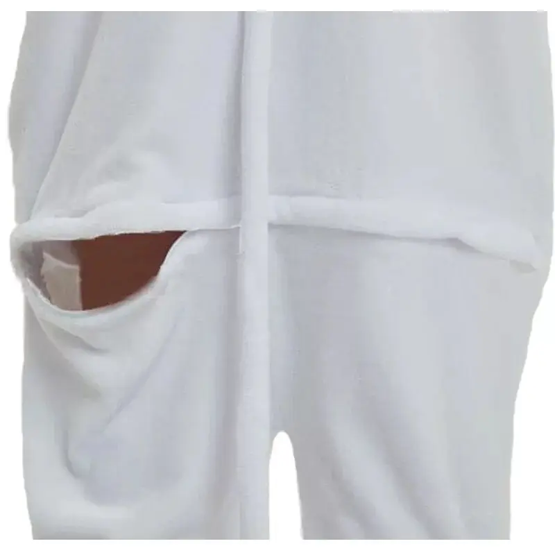 HKSNG новый черно белый Кот кигуруми Onesie животных зимние фланелевые пижамы