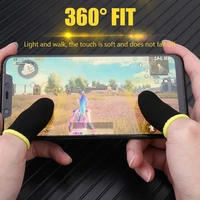 2pcs finger cover game controller for pubg sweat proof sensitive non scratch touch screen gaming thumb sleeve glove