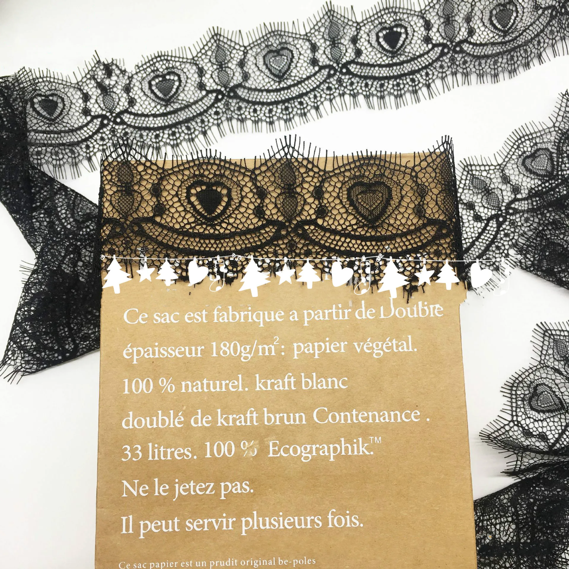 

Love lace eyelashes handmade diy clothing sexy underwear lace Accessories 6cm