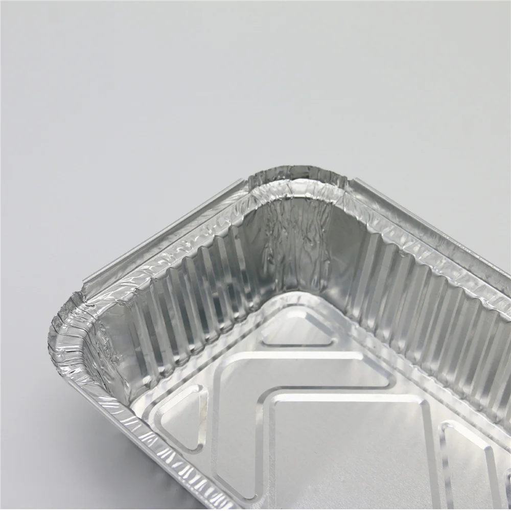 

Disposable Bbq Drip Pan Tray Aluminum Foil Tin Liners For Grease Catch Pans Replacement Oasting Oven Baking Tray +lids