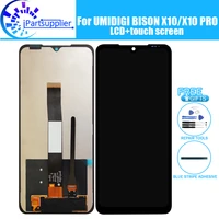 6 53inch umidigi bison x10 lcd displaytouch screen 100 original tested lcd digitizer glass panel replacement for bison x10 pro