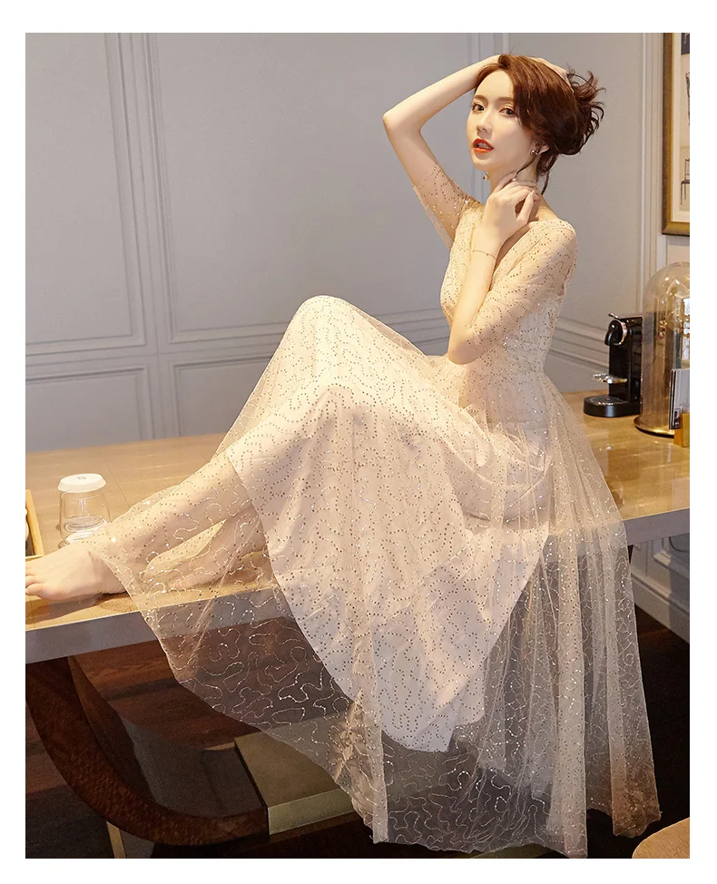 Элегантное свадебное платье для гостей вечерние платья подружки невесты