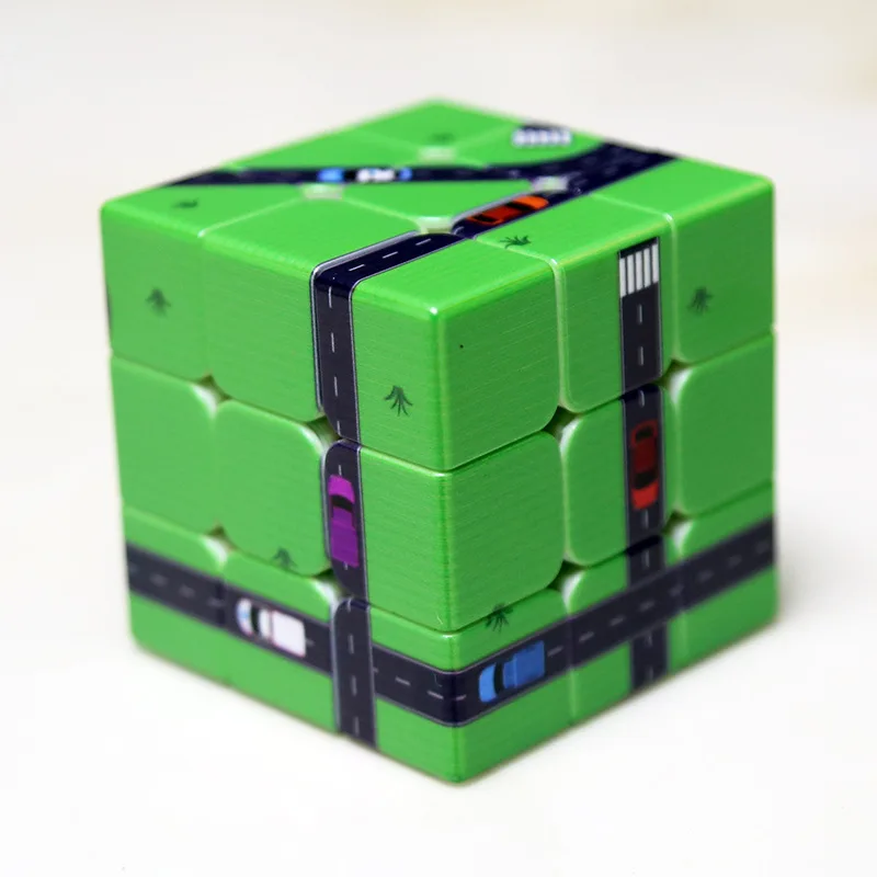 Green Highway УФ печать индивидуальные защиты зрения 3x3x3 Кубик Рубика для