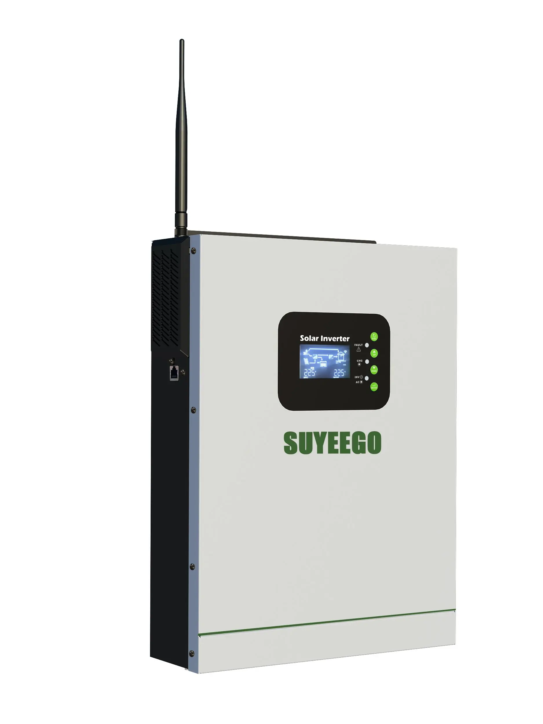 

SUYEEGO перезаряжаемый 24 в 48 В инвертор немодулированного синусоидального сигнала 3 кВт 5 кВт Гибридный солнечный инвертор постоянного тока в п...