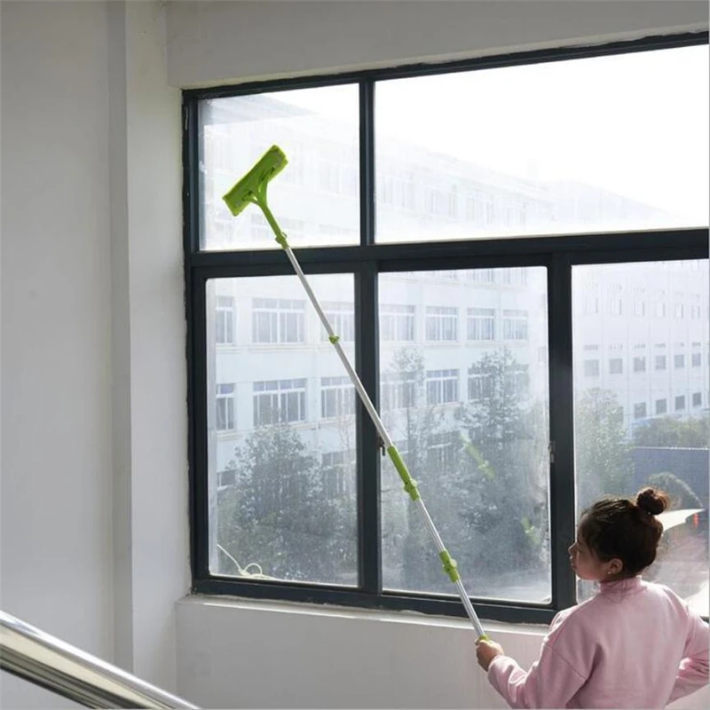2021 Hot Selling Telescopic Foldable Handle Cleaning Brushes Glass Sponge Mop Fur Cleaner Window Extendable Windows Brush A30731 |
