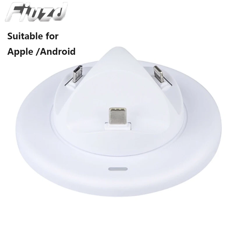 Универсальное 3в1 зарядное устройство для док станции iphone 11 pro max x xs huawei p30 20pro Тип c