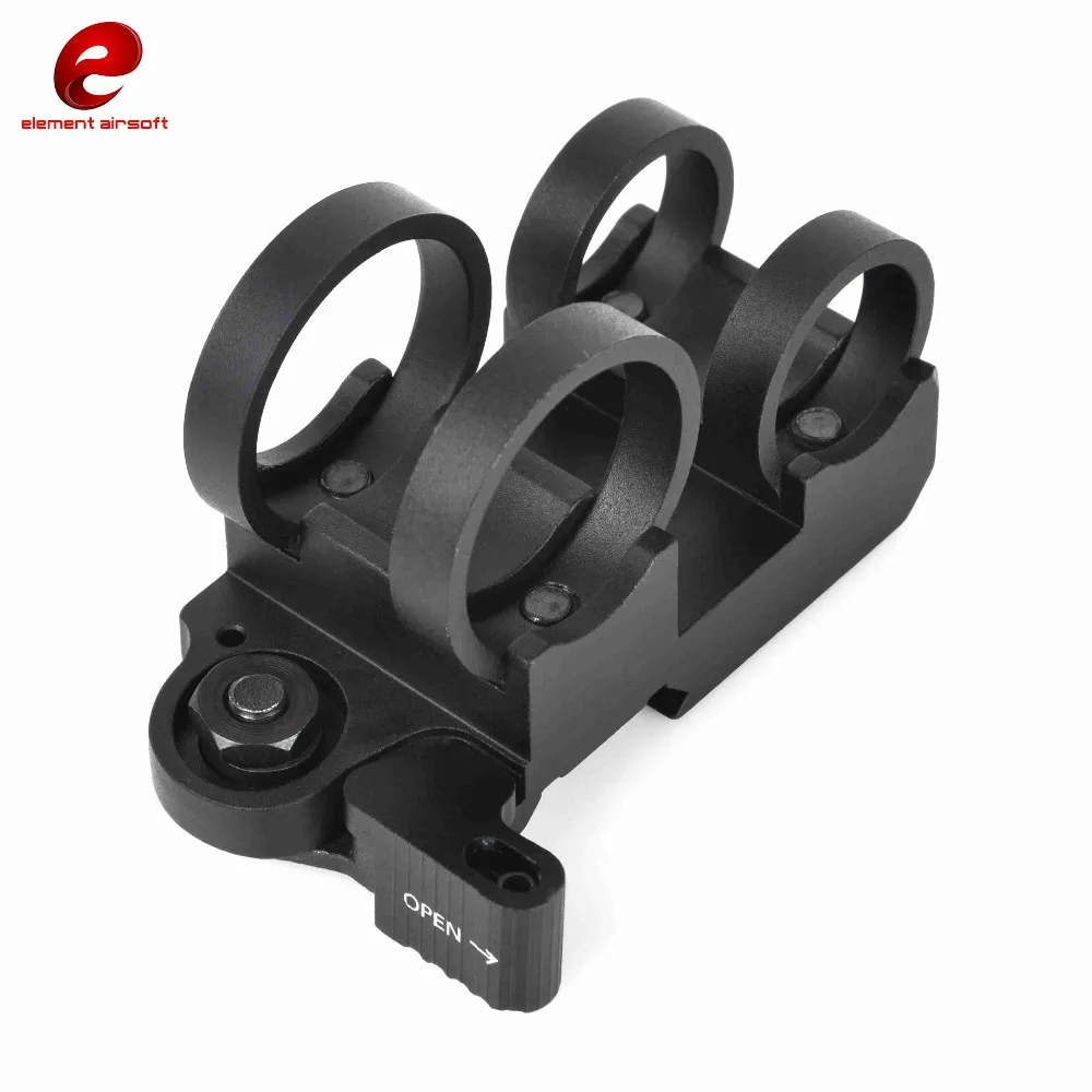 Element Airsoft 1 04 &quot0 76&quot двойной стек встроенный флэш светильник крепление Охота Softair