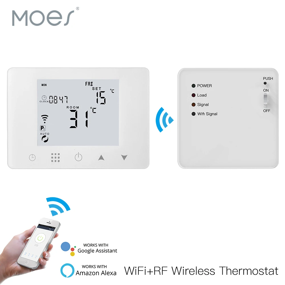 Умный Wi-Fi термостат настенный газовый котел вода электрическое Подпольное