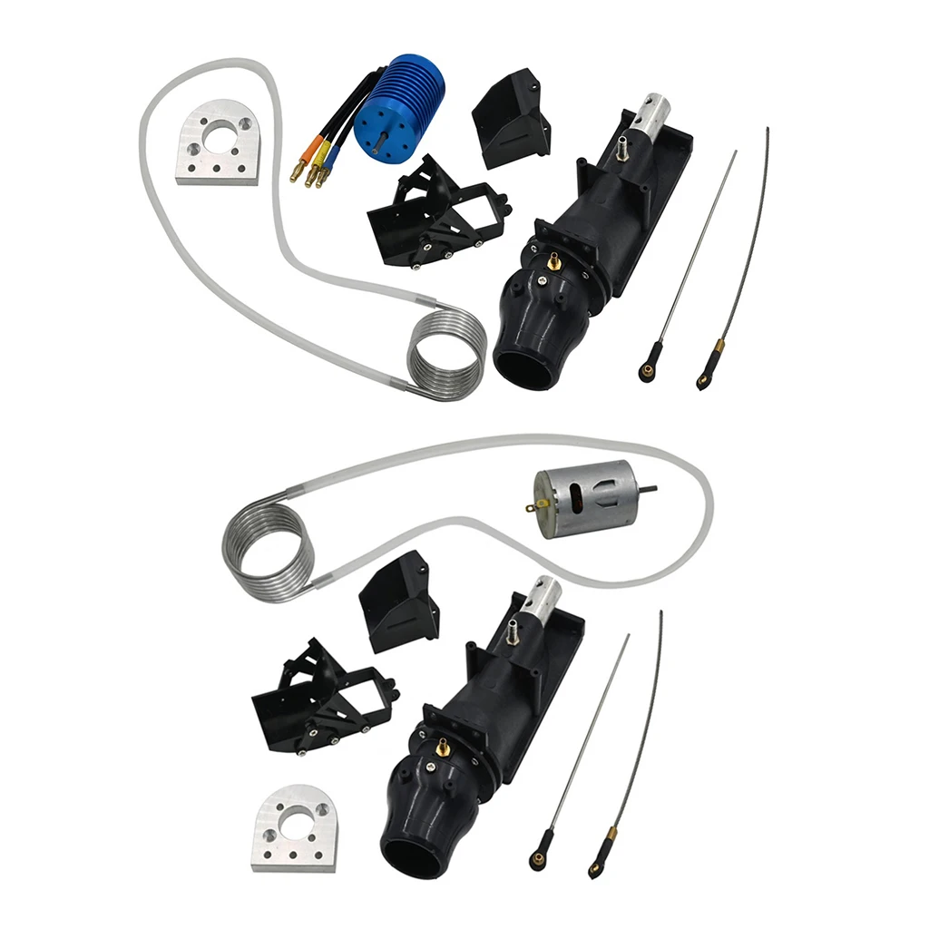 

RC Boat 540 Brushed/Brushless Motor, Water Jet Pump with Motor Pads and Accessories DIY Upgrade Set for RC Boat