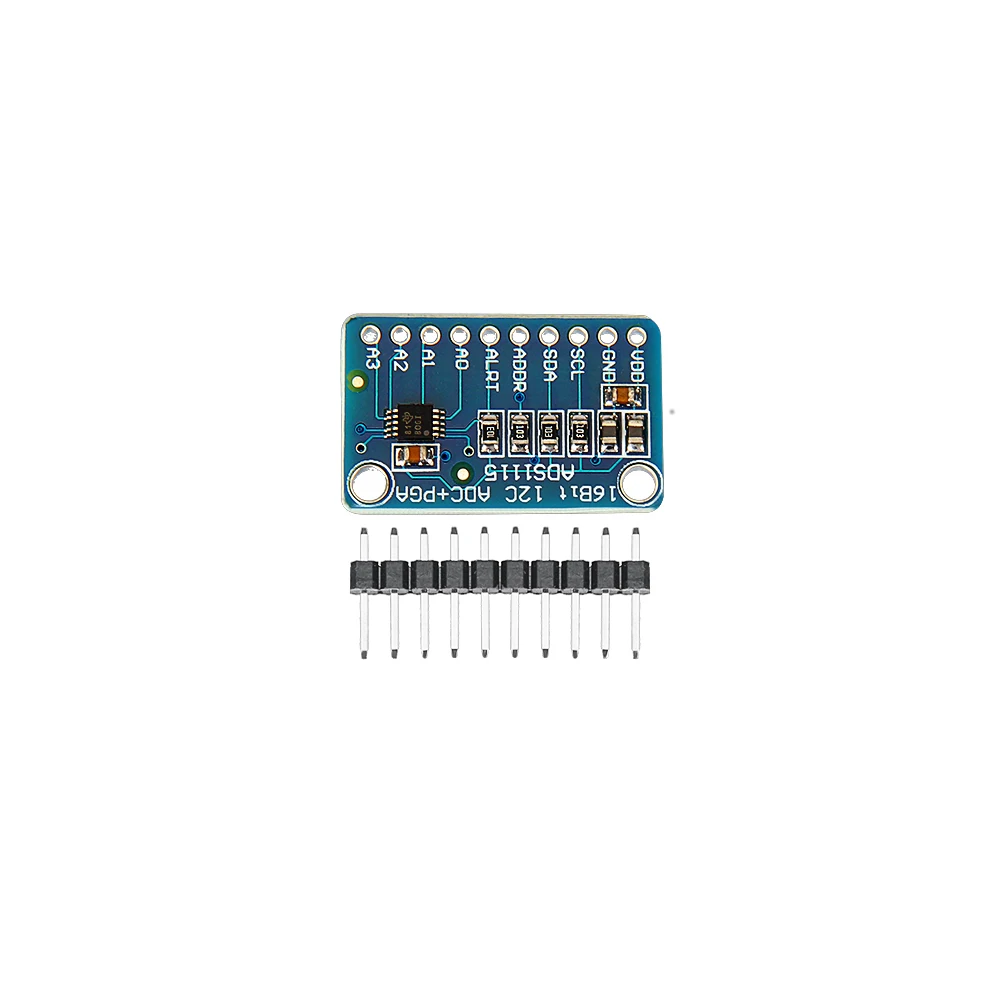 ADS1115 16 битный 4 канальный I2C IIC аналогово цифровой ADC PGA преобразователь с
