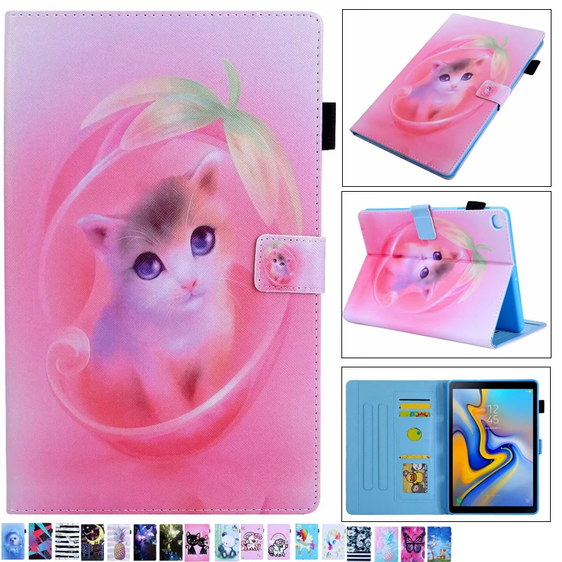 Tab A 8 0 2019 SM T295 Flip Единорог Чехол бумажник с подставкой для Samsung Galaxy T290 T297 чехол