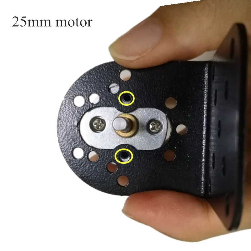 

37/33/25 Micro DC Motor Bracket Motor Mount L-Motor Horizontal Mount Metal Reduced DC Gered Universal Bracket DIY RC Toy Parts