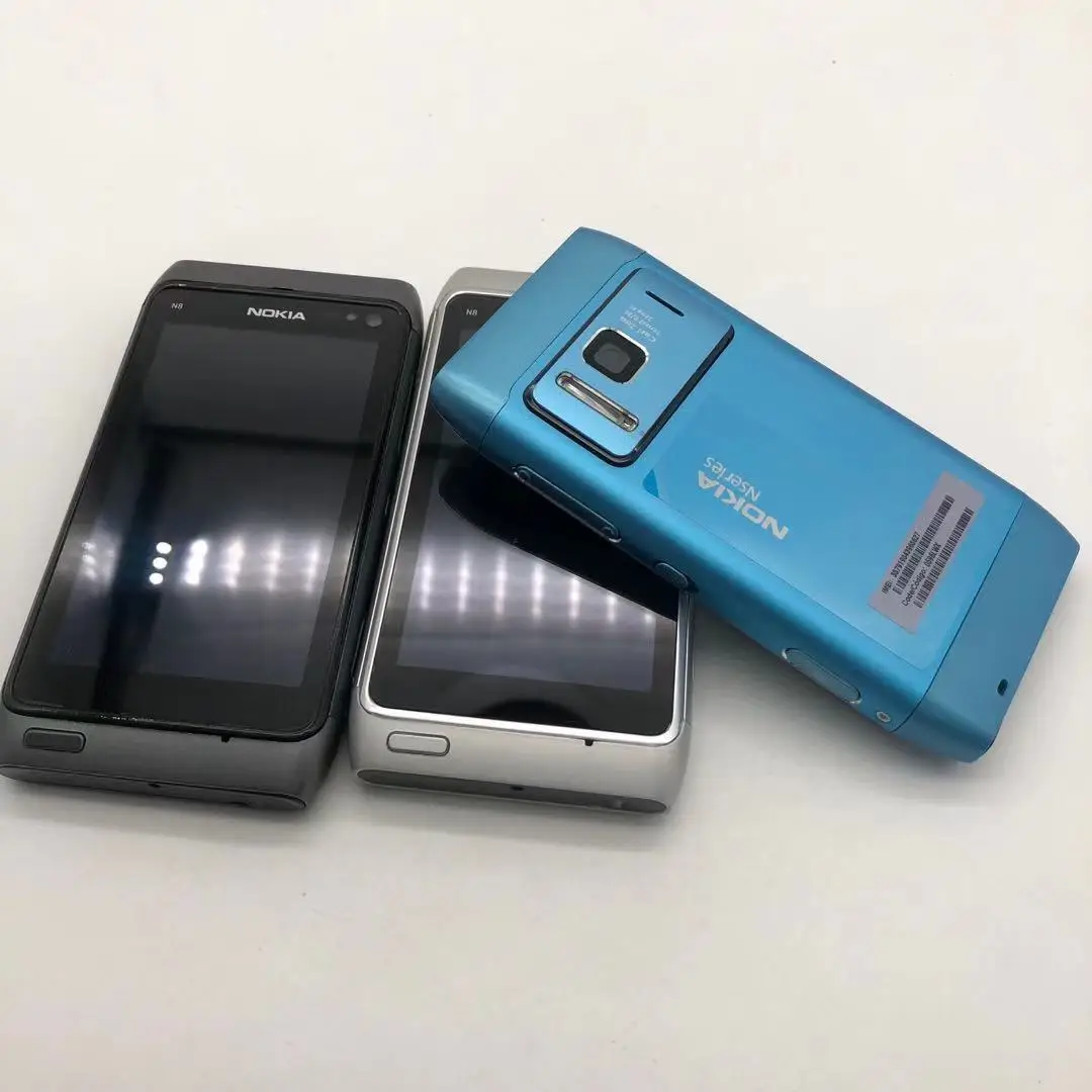 Nokia N8 Восстановленный Оригинальный мобильный телефон 3G WIFI GPS камера 12 Мп
