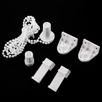 1 set roller blind fitting repair 17mm roller blind shade bracket side pulley bead chain kits roller blind curtain fitting