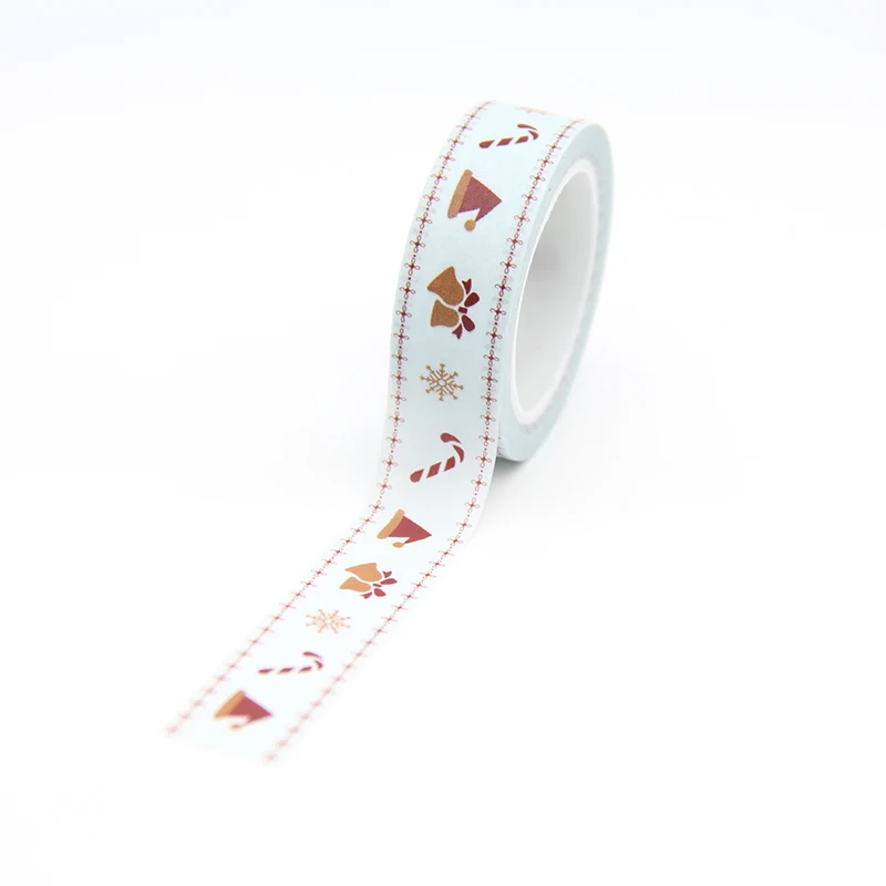 

1PC 15MM*10M Christmas Gifts Boots Washi Tape stickers Scrapbooking DIY Craft Sticky Decorative Adhesive Masking Tape