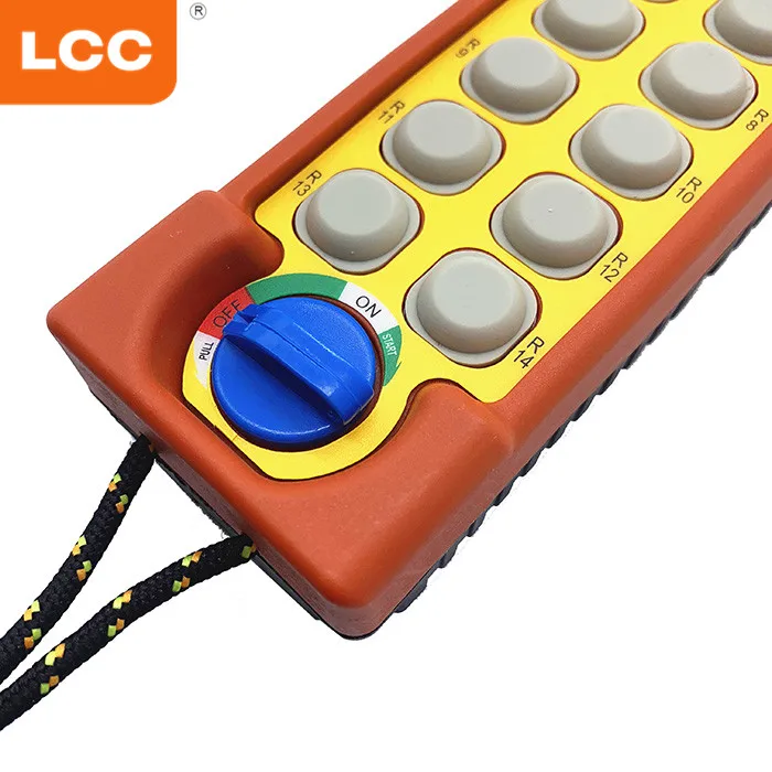 

F24-20S 20 buttons industrial single speed radio wireless crane hoist remote control