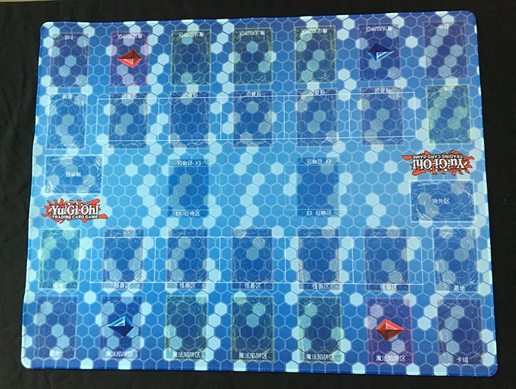 DIY Yugioh прыгающий игровой коврик для настольных игр на заказ с изображением темной