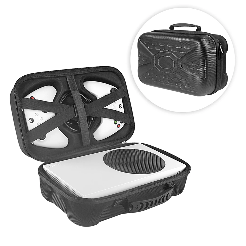 

For Xbox Series S EVA Carrying Case Console Storage Bag Portable Travel Protective Cases For Xbox SeriesS Controller Accessories