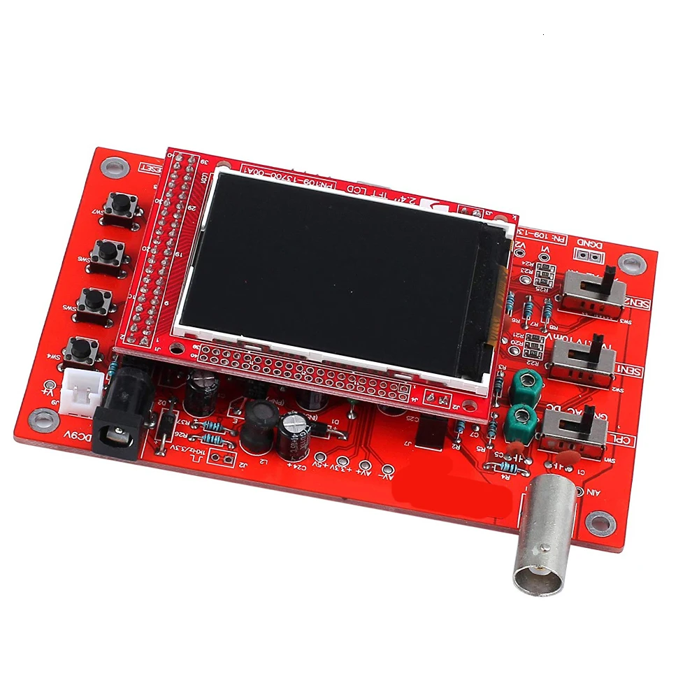 Карманный TFT-осциллограф DSO138 DS0138 2 4 дюйма цифровой портфель из акрилового акрила
