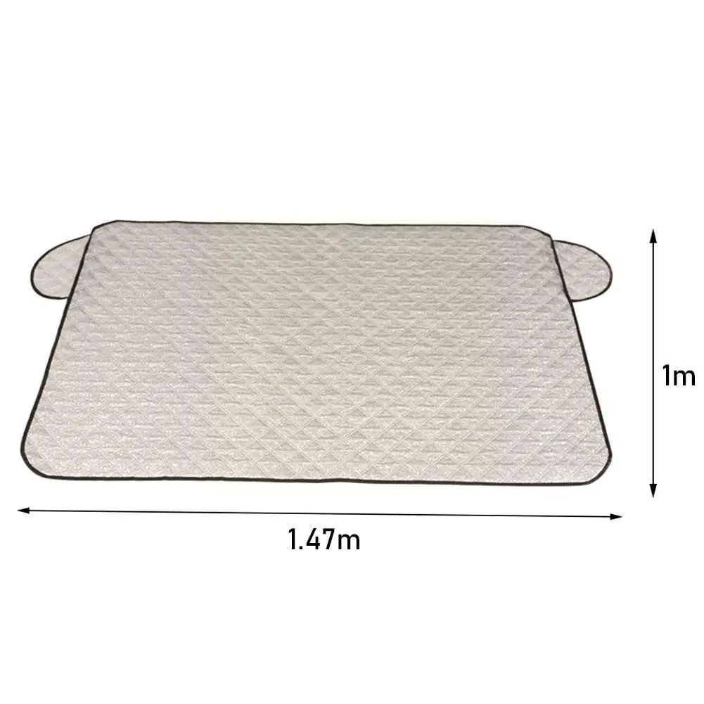 

Car Sunshade Curtain Car Thickened Sunscreen Single Anti-ultraviolet Front Reduces Aluminum Sunshade Windshield Foil Temper P8L1
