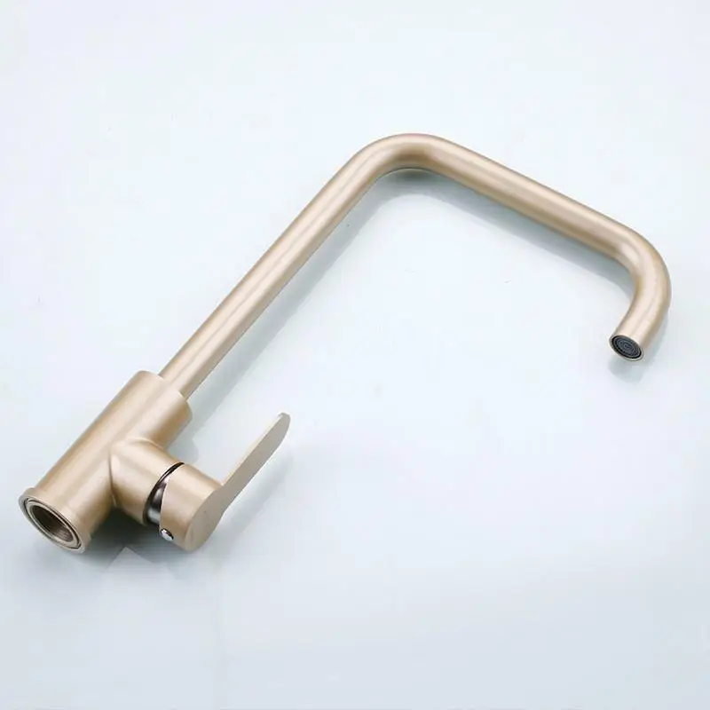

Luxury Gold Kitchen Faucet Gold Brass for Cold and Hot Mixer Tap Sink Faucet Vegetable Washing Basin Brushed Brass