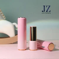 gradient pink empty lip tubes pressing spring lipstick tubes high grade lipgloss tubes packaging material