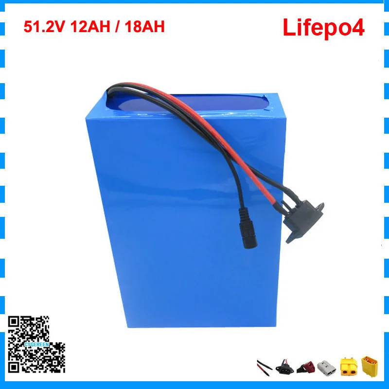 

16S 48V 12Ah 500W 32700 LiFePo4 Ebike Battery Pack for 1000W 48 Volt 51.2V 18AH 25AH 2000W Electric Bike Iron Phosphate Bateria