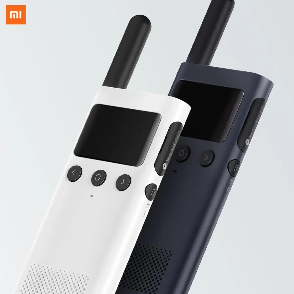 2020 Xiaomi Mijia Smart Walkie Talkie 1S с FM радио динамиком управлением через