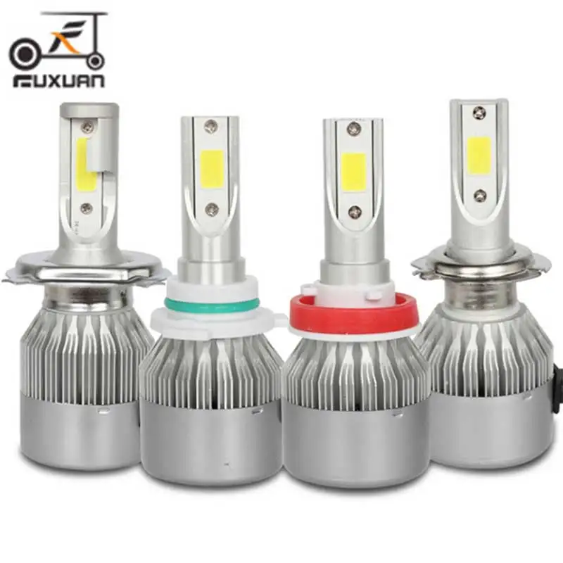 FUXUAN New Enhanced Car Led Headlight Bulbs Lamp H4 H7 9003 HB2 H11 LED H1 H3 H8 H9 880 9005 9006 H13 9004 9007 Auto Headlights |