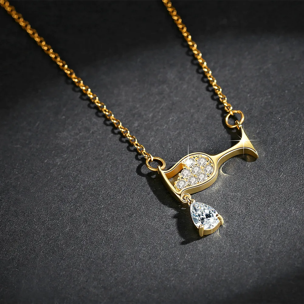 Женское ожерелье с подвеской в виде стакана|Ожерелья подвеской| |