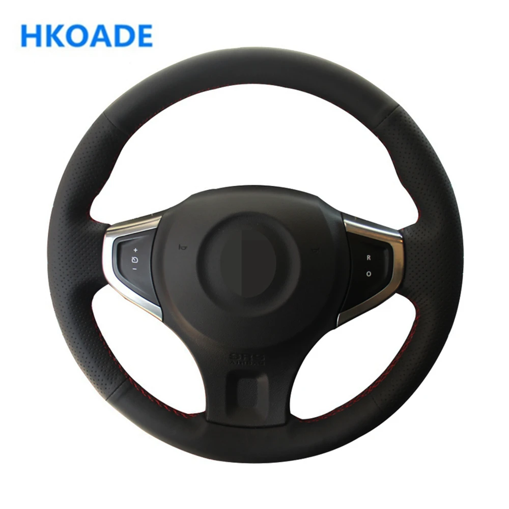 DIY ручной работы черная натуральная кожа автомобильные аксессуары крышка