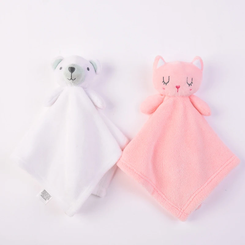 

Cute Baby Rattle Bunny Soothing Towel Baby Plush Toy Infant Very Soft Security Blanket Friend Educational Plush Rabbit Doll Toys