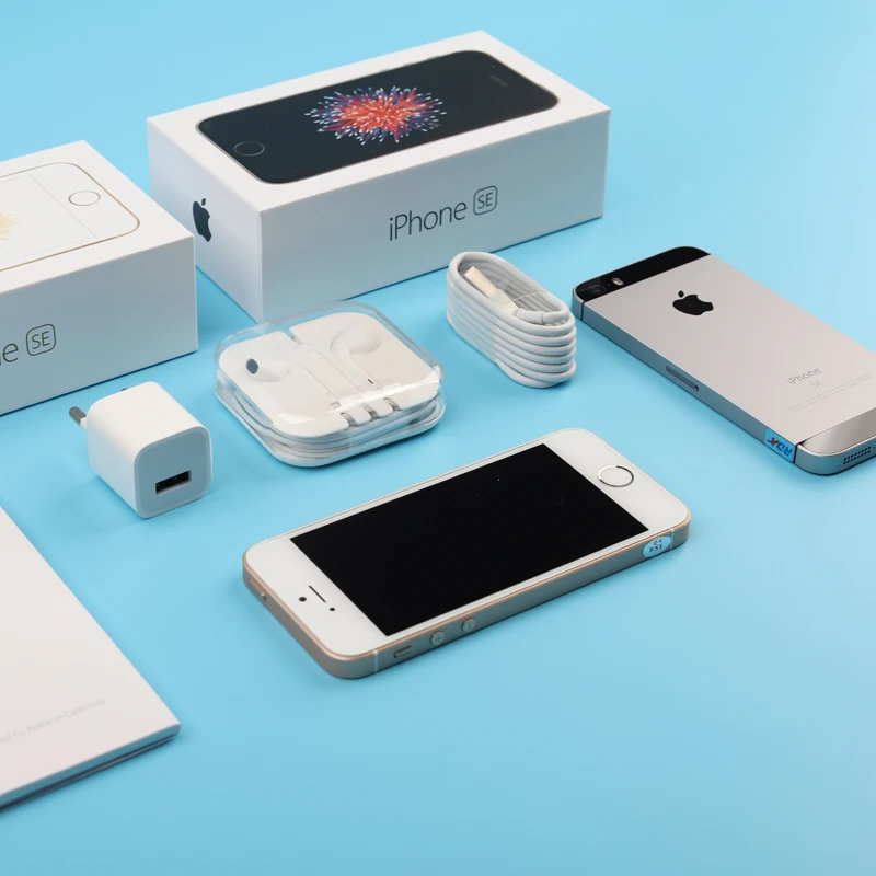 Apple iPhone SE Dual-Core, 4G, LTE, смартфон, 12MP " IOS 2 Гб Оперативная память 16/64GB Встроенная память по отпечатку пальца для разблокированного мобильного телефона