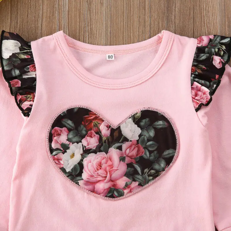 2 шт. детская юбка-пачка с длинным рукавом в форме сердца | Мать и ребенок