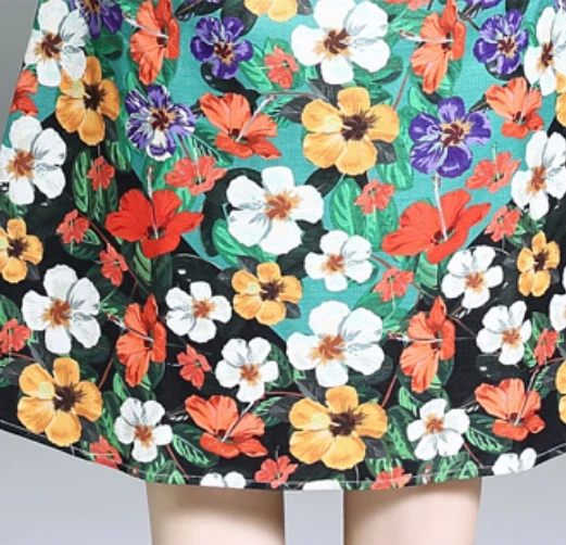 

European Station Dress For Women Sleeveless Ladies Dresses Floral Print Luxury Women Dresses Vestidos De Fiesta Summer Sundress