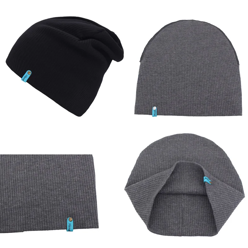 Бренд Skullies Beanies мужские зимние шапки для женщин вязаная шапка мужская Famale Gorro теплая шапка однотонная Beany Мужская зимняя шапка