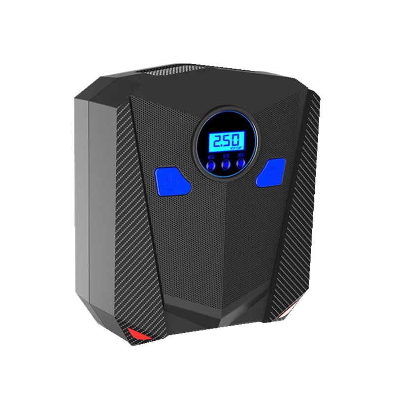 Online Inflador De Neumáticos Digital Portátil Para Coche Y Motocicleta, Bomba De Compresor De Aire De 12V De CC, Parada Automática