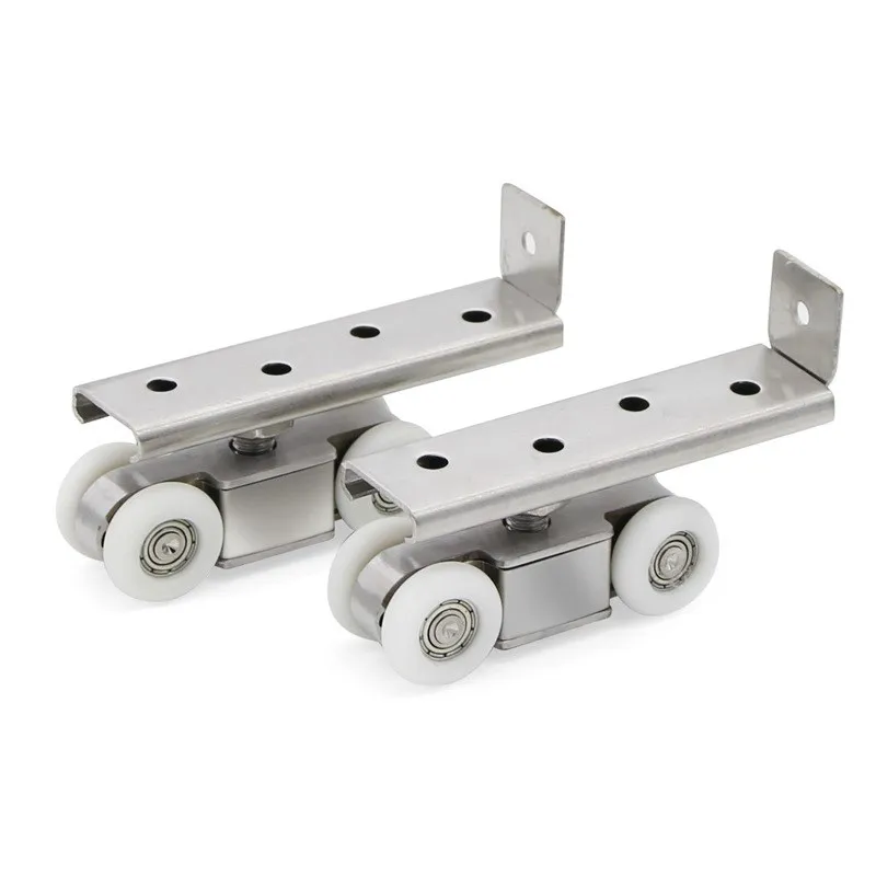 Type304 двухсторонний буфер из нержавеющей стали 8 подвесных колес раздвижные двери