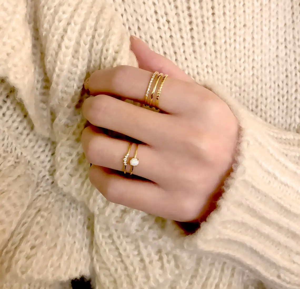 Женское кольцо из серебра 925 пробы с бабочкой Луной и звездой | Украшения