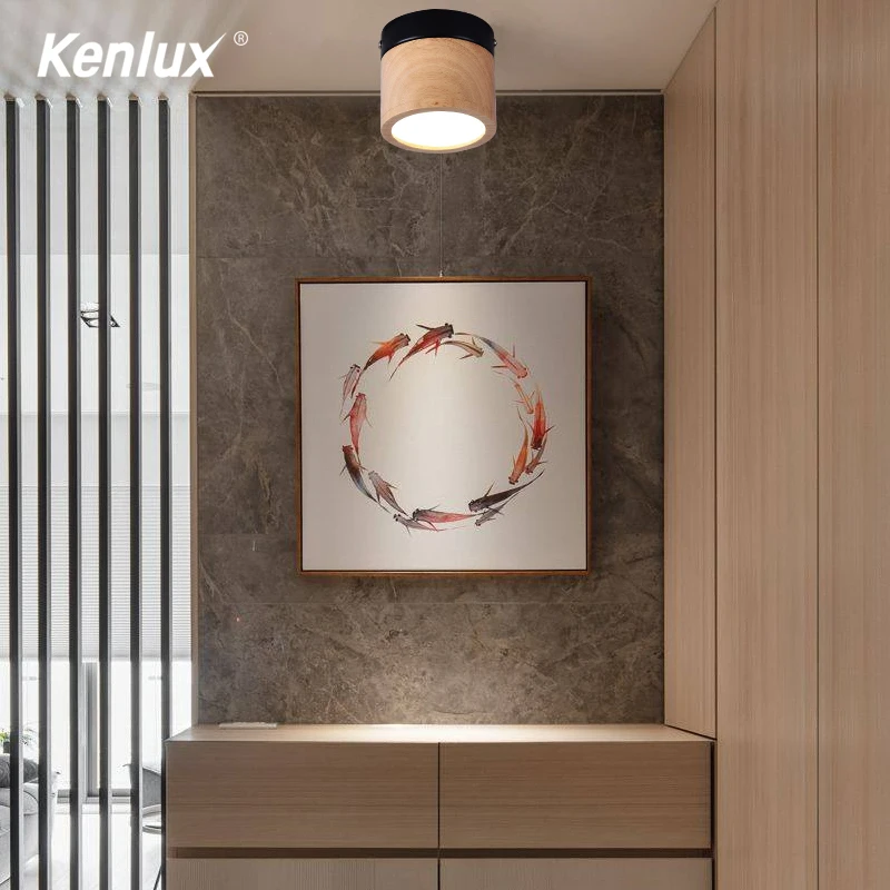 Светодиодный потолочный светильник с поверхностным креплением скандинавский