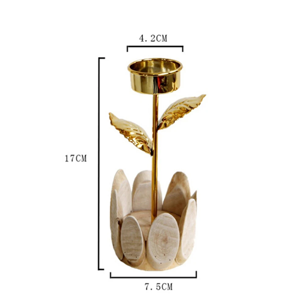 Цветочные подсвечники в горшке деревянный подсвечник европейский Железный