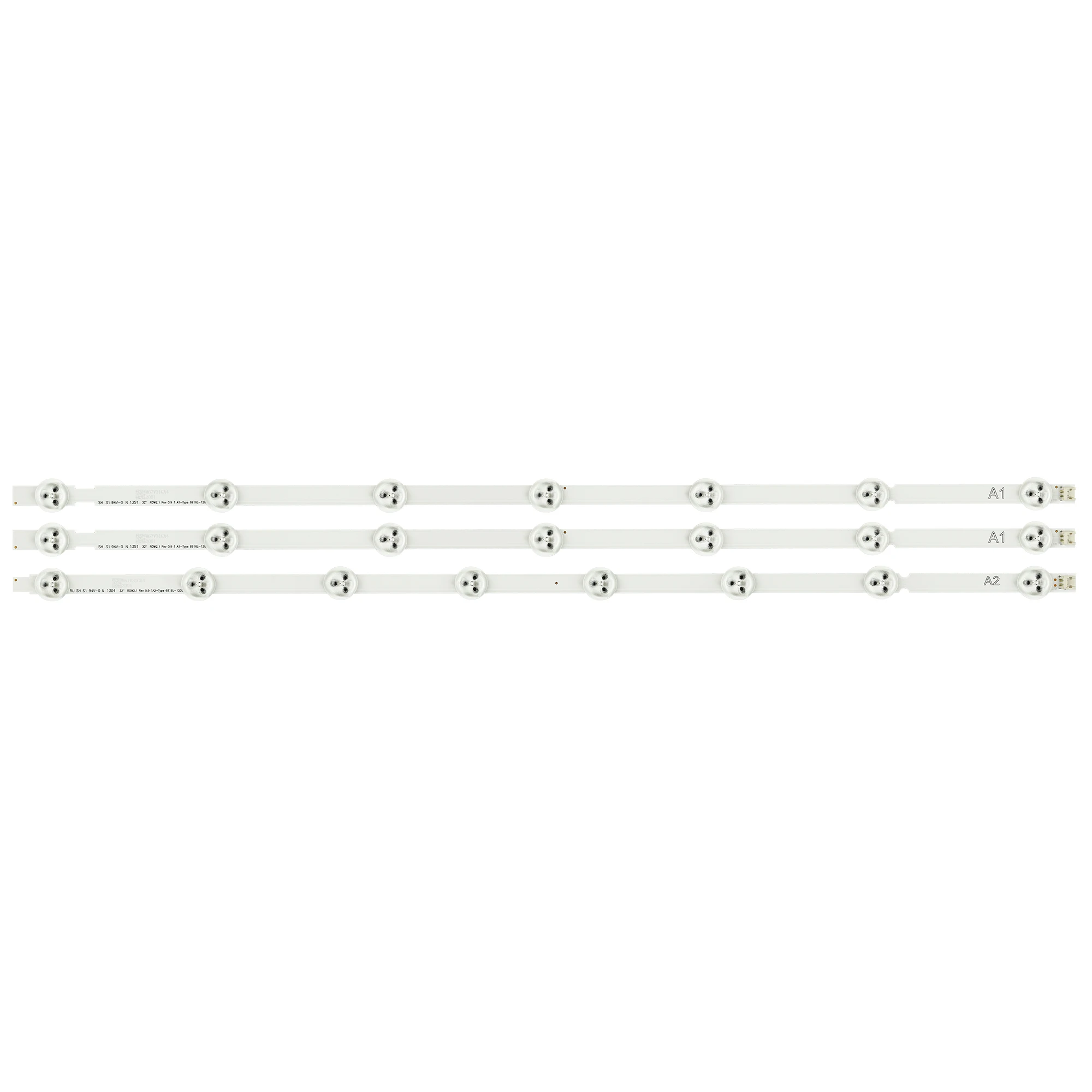 630 мм светодиодный Подсветка Ленточные лампы для LG 32 &quotТВ 32LN5310 32LN5180 6916L-1106A 6916L-1105A