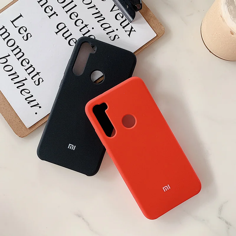 Оригинальный чехол для XIAOMI Redmi Note 8T 8 Pro жидкий силиконовый защитный Ударопрочный